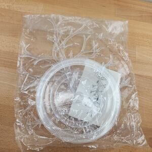 Vintage Christmas Holiday Gumdrop Tidbit Tree- Plastic Clear Acrylic 13" Tall